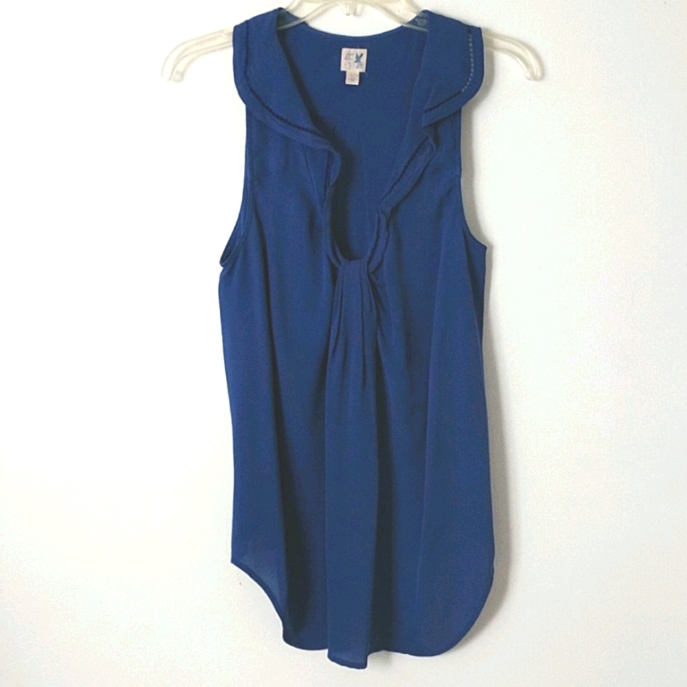 Anthropologie "edmé & esyllte" Silk Blouse Size 10